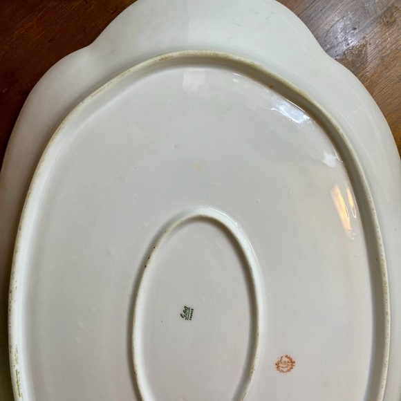 Schleiger 378b by CHARLES FIELD HAVILAND Limoges France 18” Platter 1920’s - Picture 3 of 8